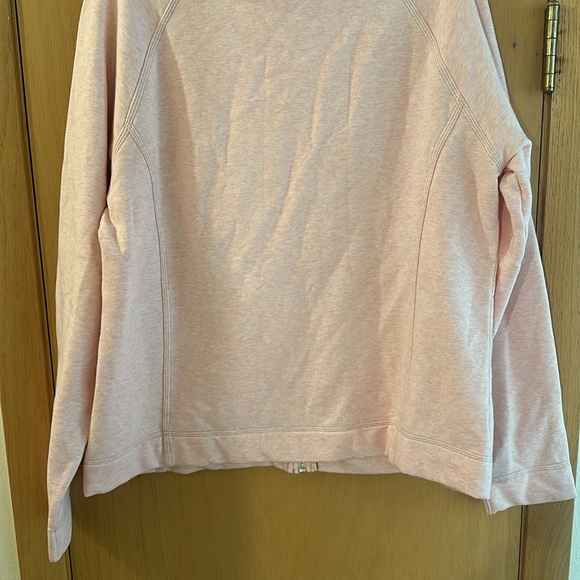 Pendleton Women’s Full Zip Cotton Sweatshirt Stretch Pink Size XL - Picture 9 of 9